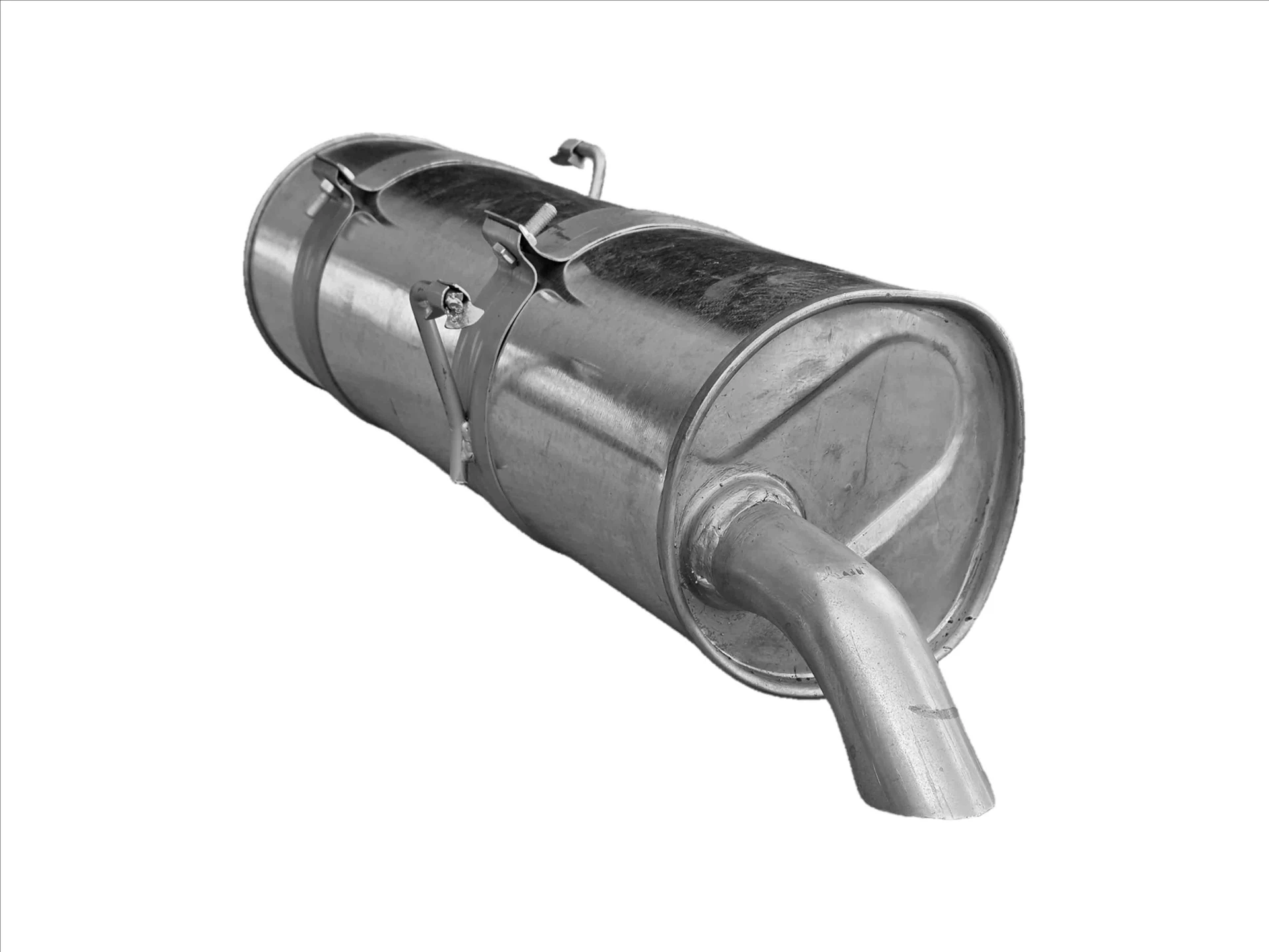 منبع اگزوز عقب پژو 206 برند مایا – اگزوز خط تولید پژو – بازرگانی صحت‌بخش